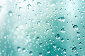 water drop son blue background