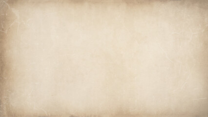 old paper light grunge beige horizontal background with framed edges. Ancient parchment background, weathered paper texture for text