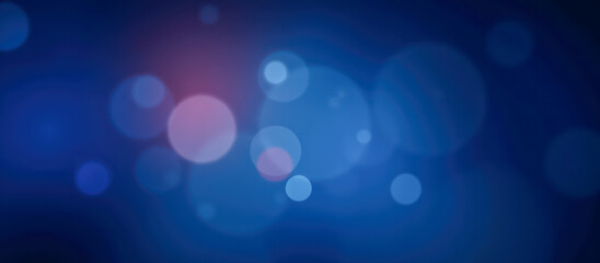 Colorful Bokeh Light Background. Abstract soft focus of blue and purple circles on dark background. digital art, presentations, or tech-themed visuals. creativity, technology, and innovation