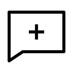 Fototapeta premium Chat Thin style