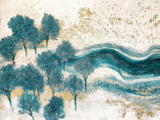 water in the forest