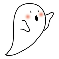 指差しているおばけ