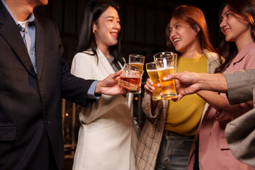 Celebrating Asian women for a successful, happy day.