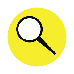 Magnifying glass icon for search and discovery