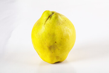 Ripe sweet organic quince fruit