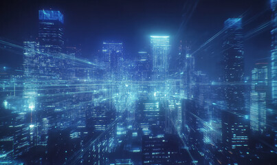 Obraz premium city lights