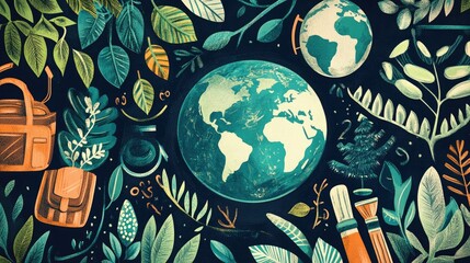 Obraz premium Vacation travel tourism travel concept. Vector graphic design illustration