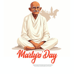Happy Martyrs Day social media post banner template