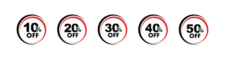 10,50%off sign on white background	