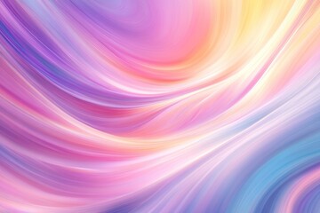 Fototapeta premium Abstract pastel swirls, soft flowing colors, vibrant hues, smooth texture, dynamic design.