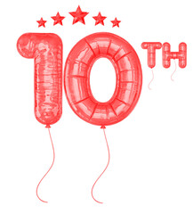 10 Anniversary Red Balloon