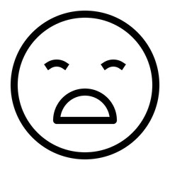 Obraz premium Emoticon Thin Style