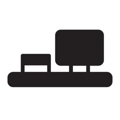 Cash Machine glyph icon