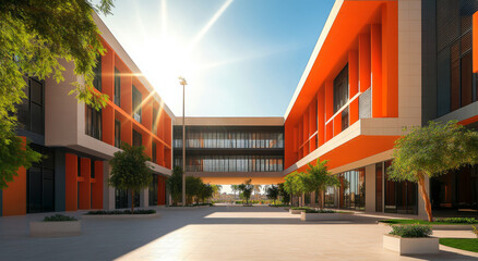 the city hall in the city