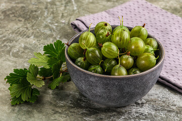 Ripe sweeet and juicy gooseberry