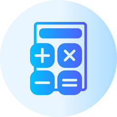 Calculator gradient icon