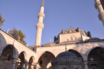 Obraz premium Validei Cedid Mosque in Uskudar, Istanbul, Turkey.