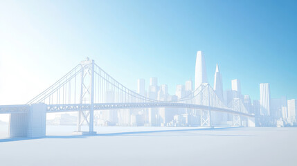 landscape with city