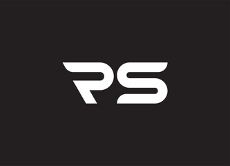RS letter logo and initial logo design
