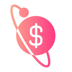 Pay gradient icon
