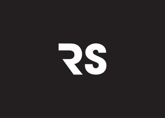 RS letter logo and initial logo design