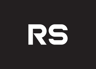 RS letter logo and initial logo design