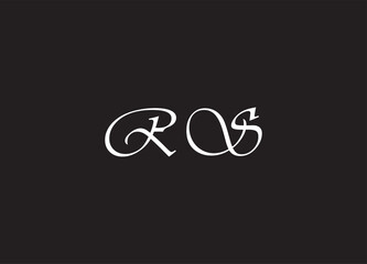 RS letter logo and initial logo design