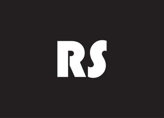 RS letter logo and initial logo design