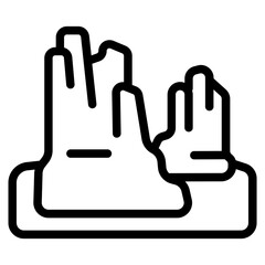 Canyon Line Icon