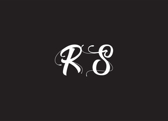 RS letter logo and initial logo design