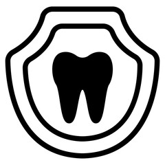 Dental protection Solid Icon