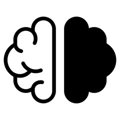 Health Brain Solid Icon