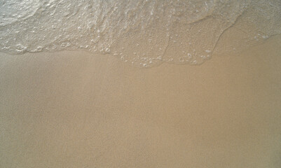 wave on sand