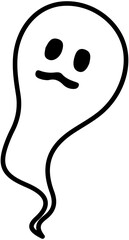 Ghost line illustration
