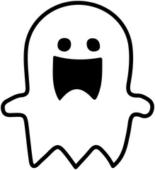 Ghost line illustration
