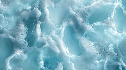 Obraz premium Abstract Blue Water Foam Texture Background