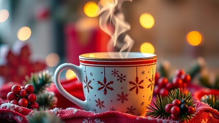 "Cozy Christmas Coffee Cup
