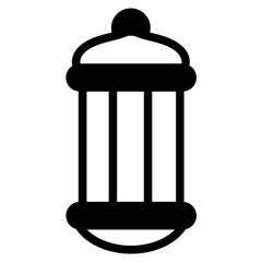 Lantern Solid Icon