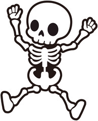 Halloween Spooky Skeleton
