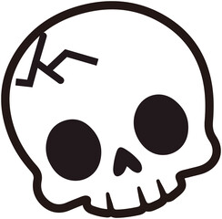 Cracked  Skull