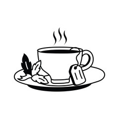 Bold and aromatic black tea, a refreshing classic drink