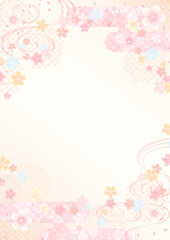 Beautiful Japanese pattern background