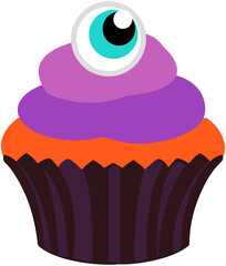 Halloween cup cake 