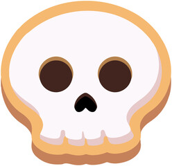 Halloween Skull Cookies