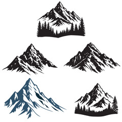 set of mountains