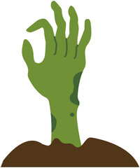 Zombie Hand Rising Halloween icon
