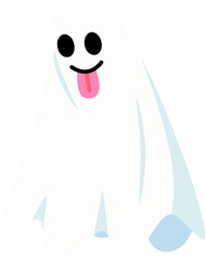 Halloween ghost face 
