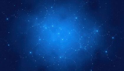 Obraz premium A Celestial Display Of Stars In A Deep Blue Night Sky