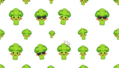 set of icons broccoli. set of green icons. set of broccoli cute vector on isolated white background.
