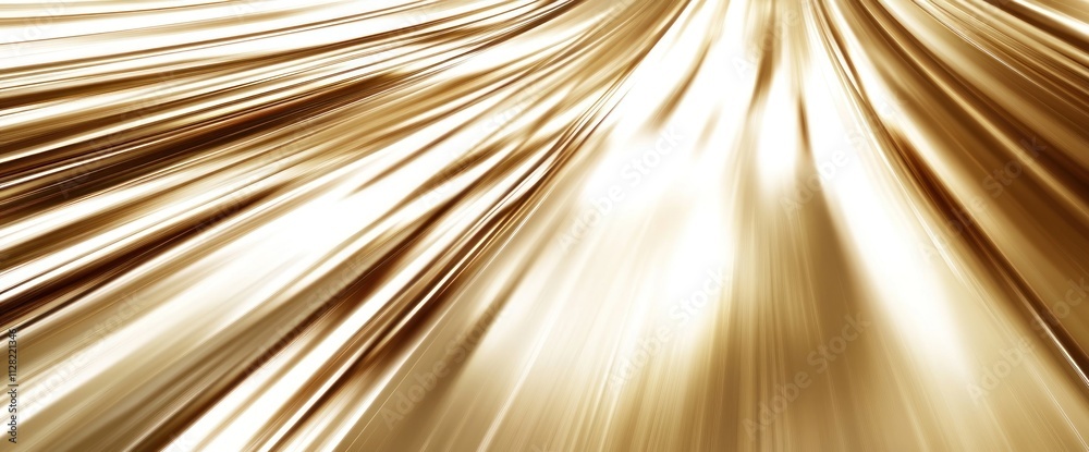 Poster Abstract golden light streaks creating a dynamic, shimmering background effect.